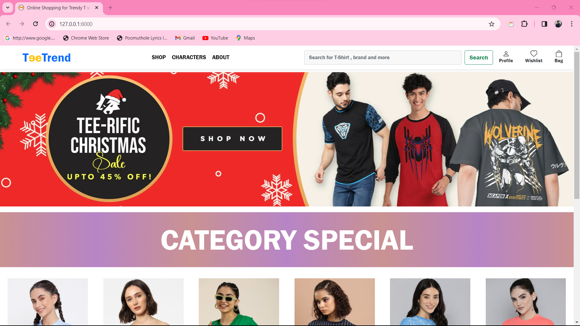 E-Commerce Websites